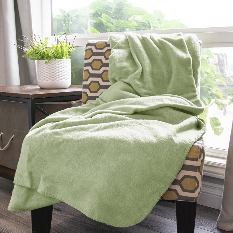Hand Woven Blanket, King, Sage
