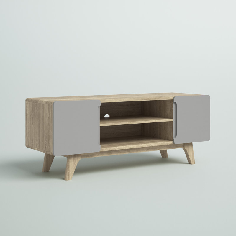 Carson Carrington Espoo 47-inch TV Stand, Natural-Gray