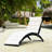 Outdoor Steel Single chaise with Cushions-1274122332