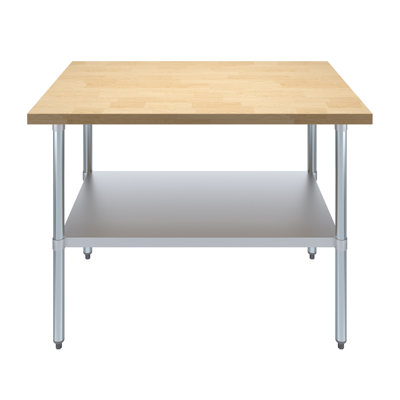Amgood Wood 35'' H Work Table