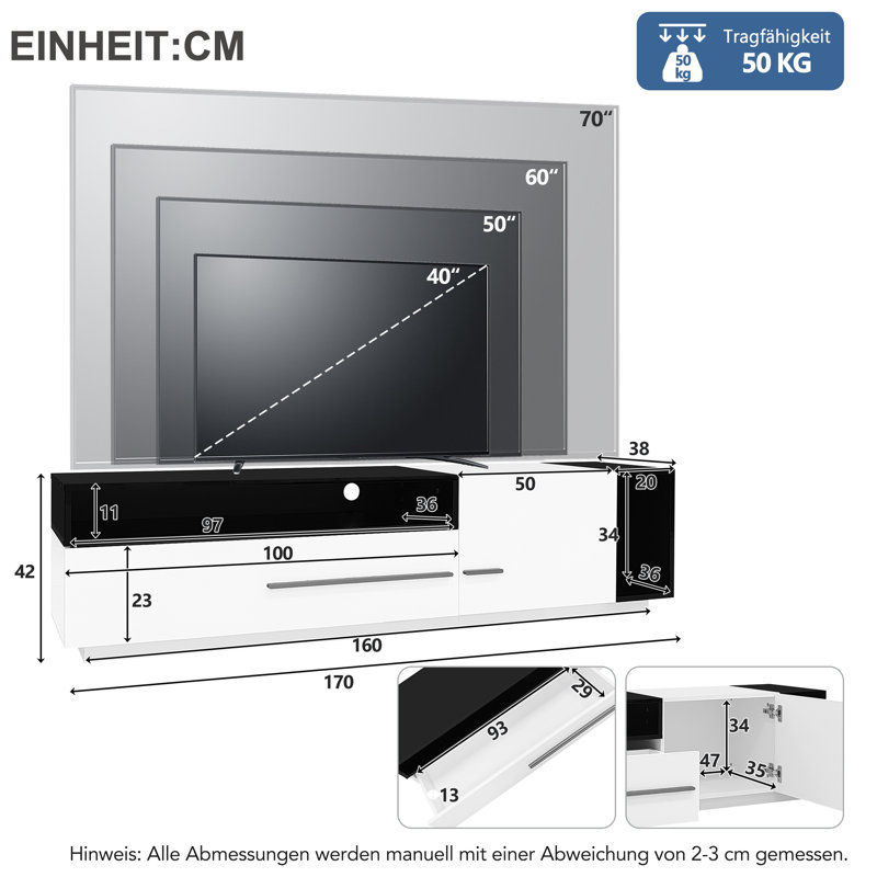 Carthel TV Stand for TVs up to 70"