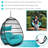 Jensen Resin Wicker Egg Hanging Chair with Cushions