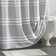 Chenille Stripe Cotton Striped Shower Curtain