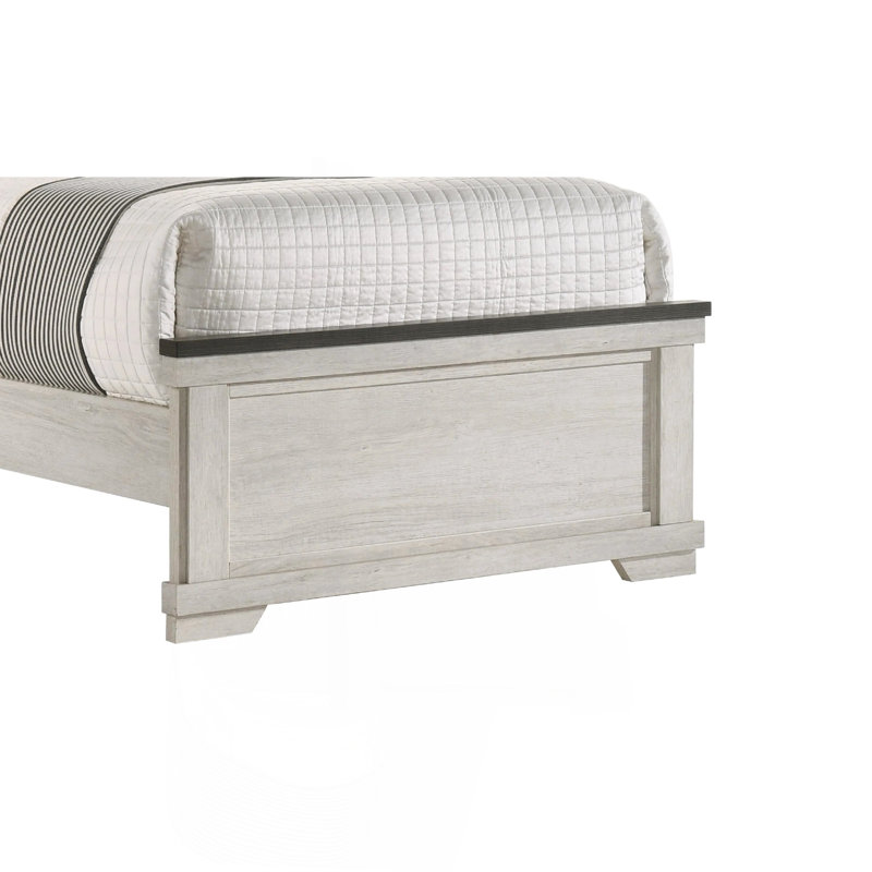 Mobilier de chambre à coucher en bois rustique à panneau simple 1pc