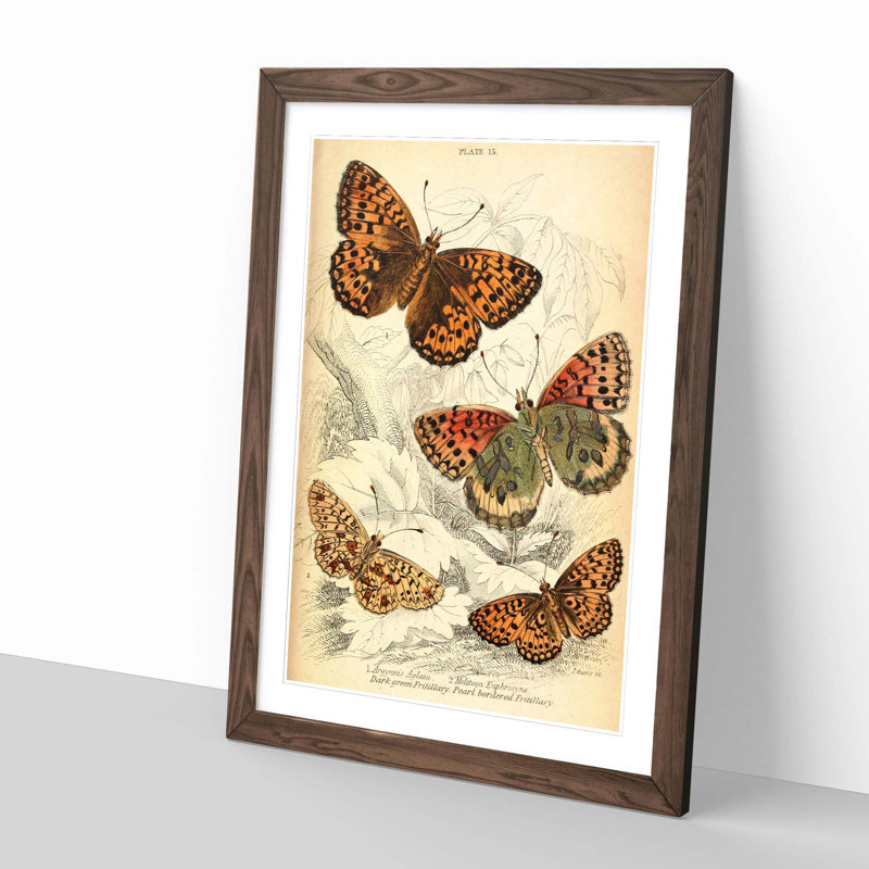 Single Picture Frame Painting, Walnut
