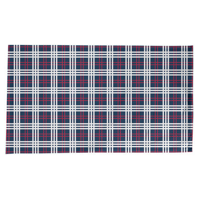Plaid Cotton Blend Tablecloth