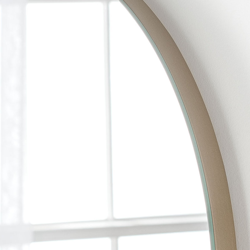 Ferncliff Flat Mirror, Matt Gold