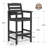 Dalson Plastic Adirondack Bar Stool-1465884137
