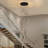 Pawnee 16-Light Black Cylinder Chandelier with Crystal Balls, Dimmable LED Lights & Remote Control for High Ceilings
