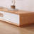 Log style simple design sense TV cabinet-106296674