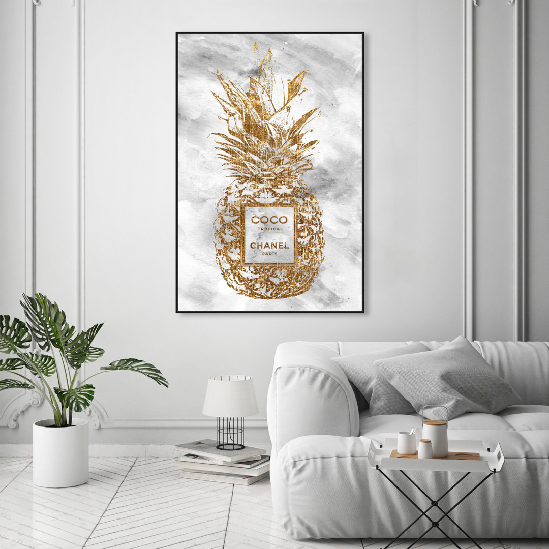 " Fashion And Glam Coco Tropical, Glam Gold " Oliver Gal Prints 