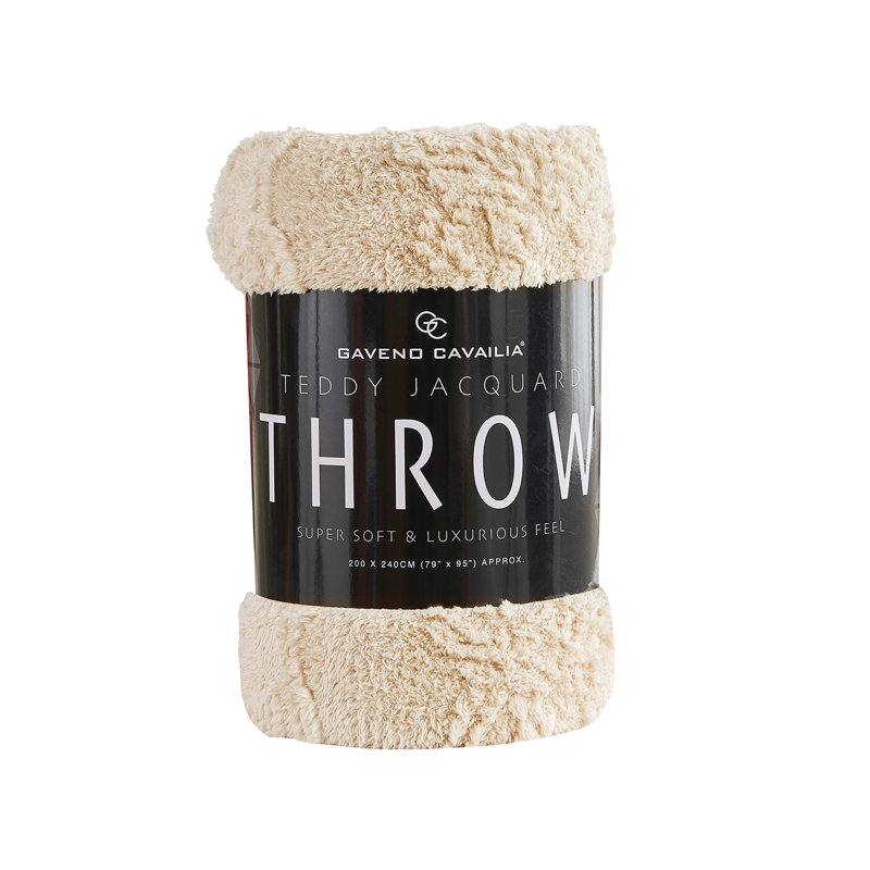 Standard Throw Blanket, Cream