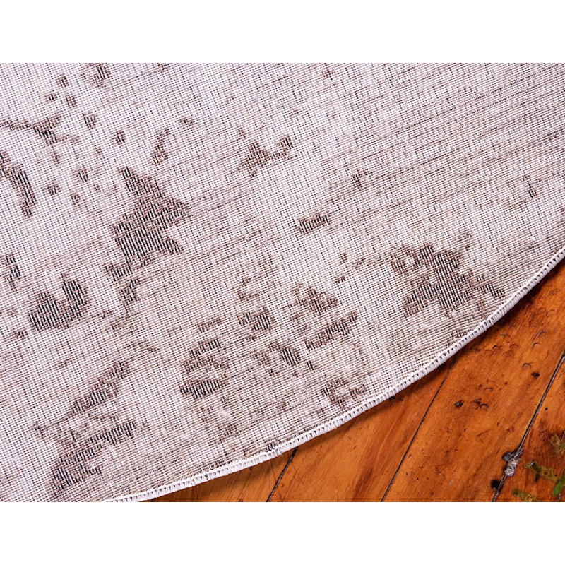 Analise Oriental Indoor Rug, Round 5'