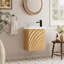 Wall Mounted Single Vanity Bathroom Vanity With Resin Top-378636806