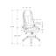 Chaise de bureau d'ordinateur contemporaine, hauteur réglable, pivotante, aspect cuir noir avec chaise pivotante en hauteur