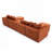137.5" Modular Corduroy U Shaped Sofa-605434432