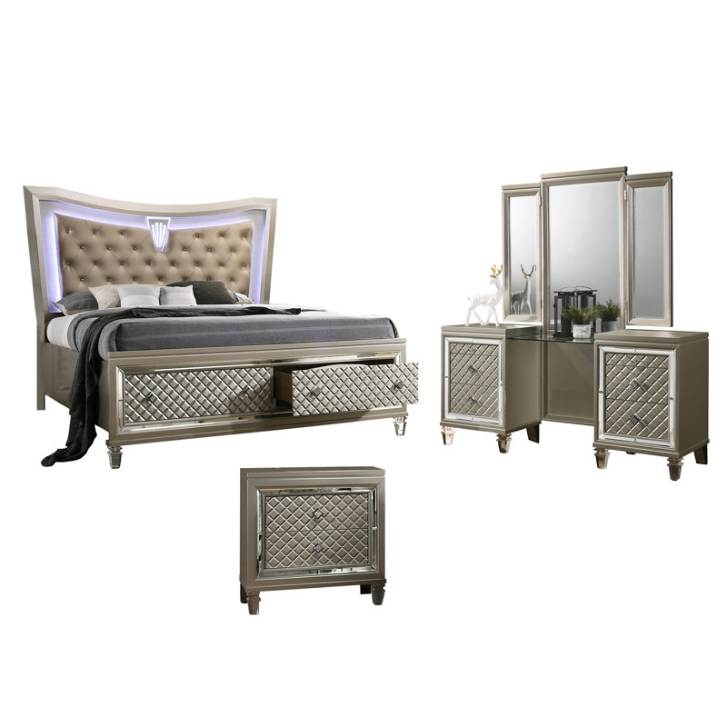 Osiris Piece Bedroom Set, Queen