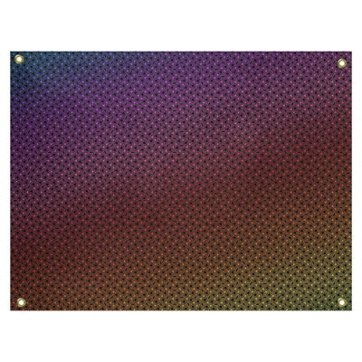Tapisserie murale hexagonale en treillis