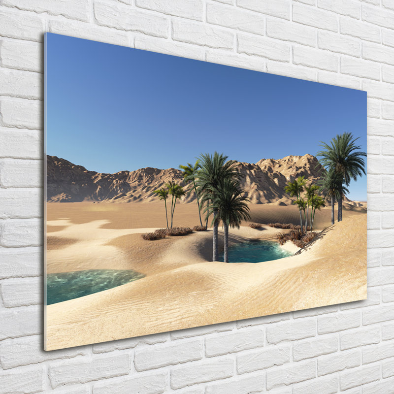 Oasis - No Frame Print on Glass