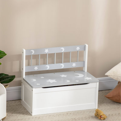 Banc de rangement 27L - gris