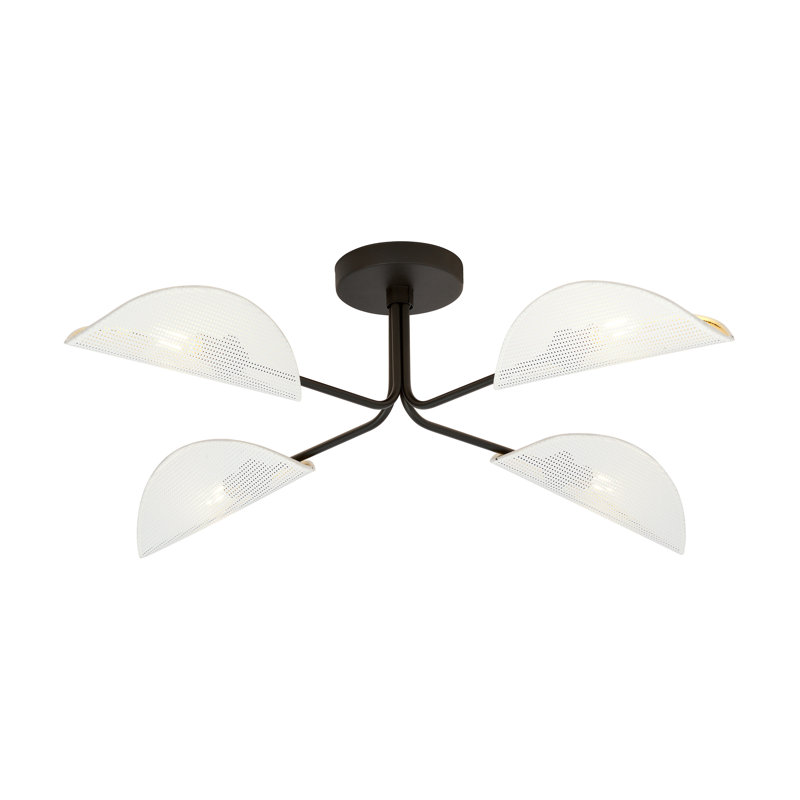 Joliette 4 - Light Sputnik Chandelier, White