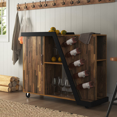 Tyndalls Park Mobile Bar with Wine Storage