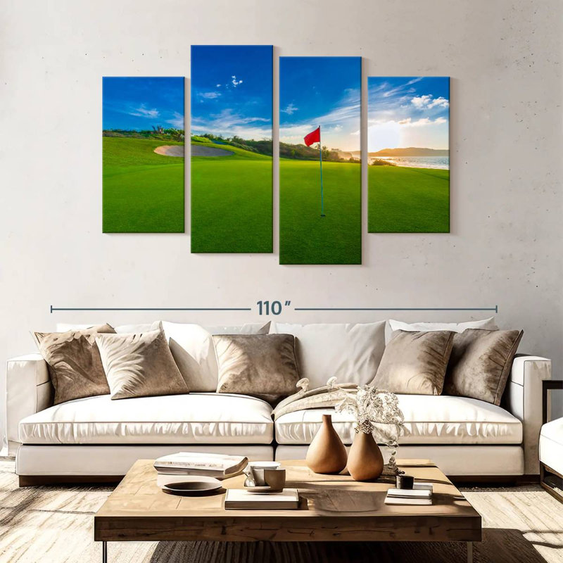 Sireci Golf Course Red Flag, 54" H x 84" W