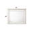 Laveda Pearl  Finish Mirror W/LED (Includes Mirror Only)