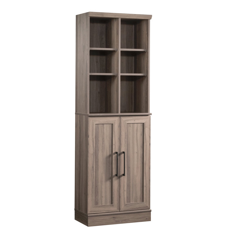 Storage Cabinet With Customizable Storage, Light Brown