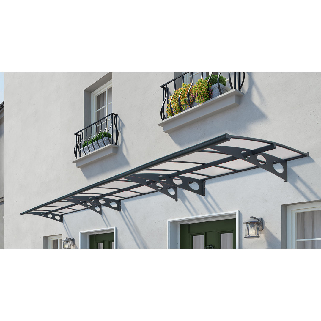Canopia By Palram 670.5cm W x 139cm D Glass Clear Cover Retractable Door / Window Awning