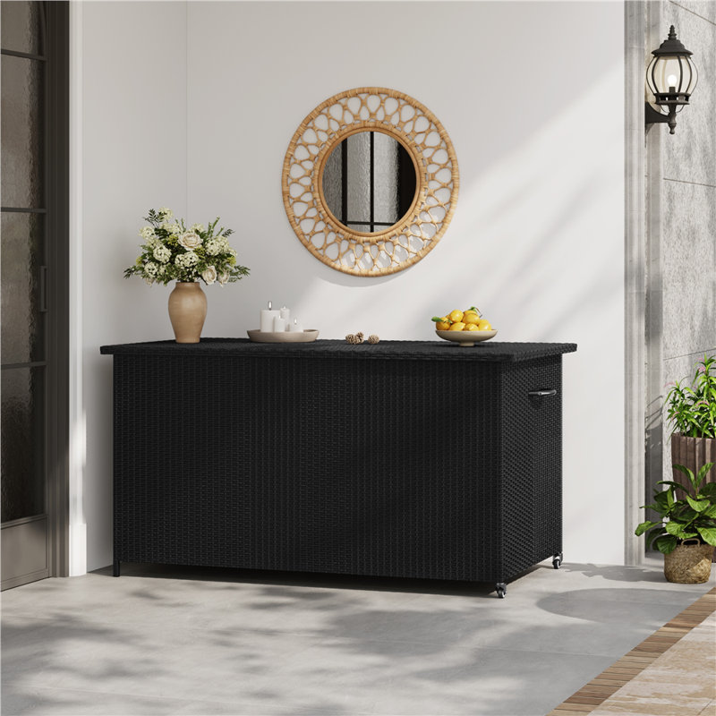 150cm W 650L Metal Deck Box with Wheels