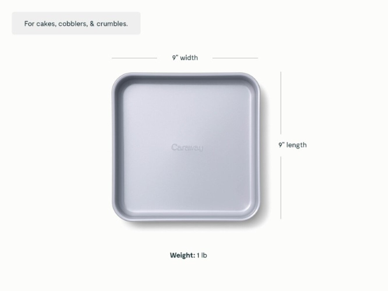 Caraway Nonstick Ceramic Baking Pan, Cream