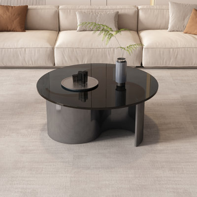 Italian Luxury Tempered Glass Coffee Table