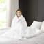 Édredon en duvet synthétique double / grand, 100% microfibre, surpiqûres 3D pour une apparence de nuage, distribution de bourre de saut, saisons froides intenses, boucles d'angle, assorti