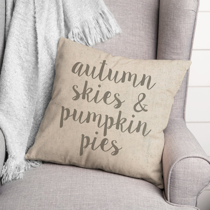  Housse et insert de coussin d'automne, H 16 po x l 16 po