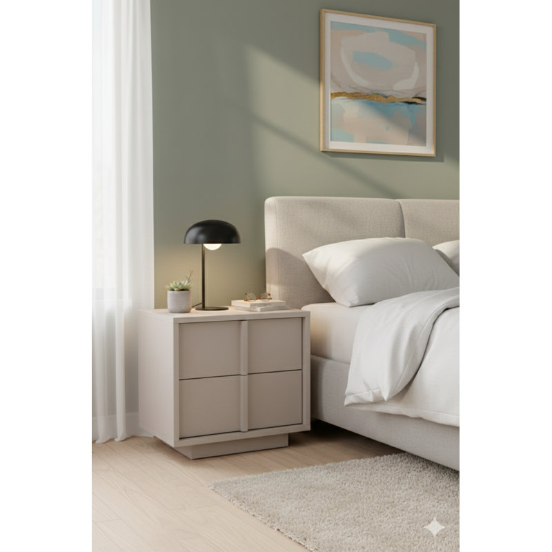 Tayliana 45cm W Laminate Bedside Table