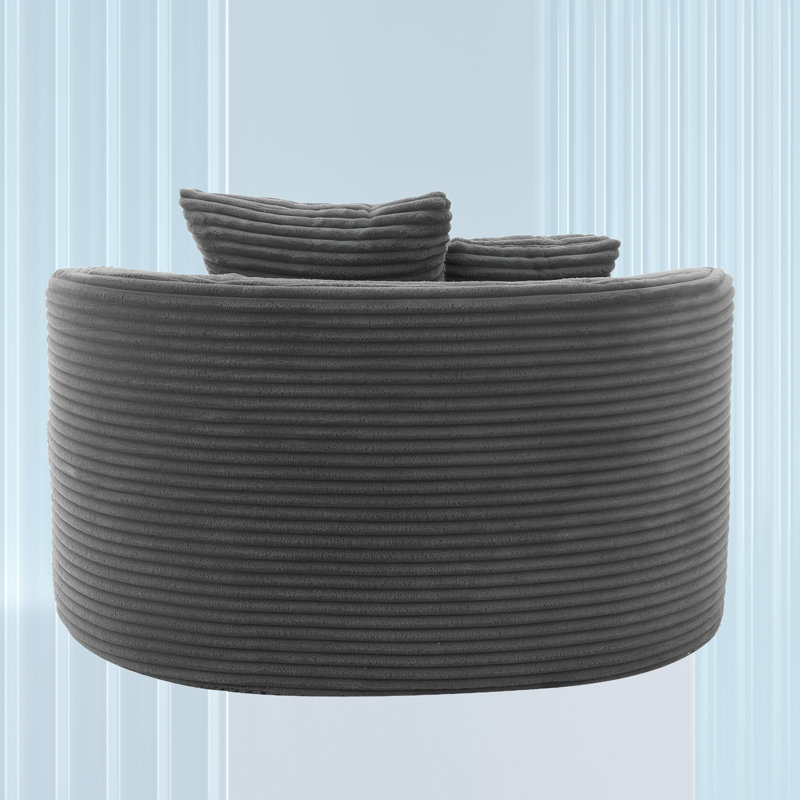 Causeuse-lit 51,6 po, Gris