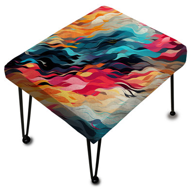 Digital Sano - Repose-pieds rectangulaire abstrait