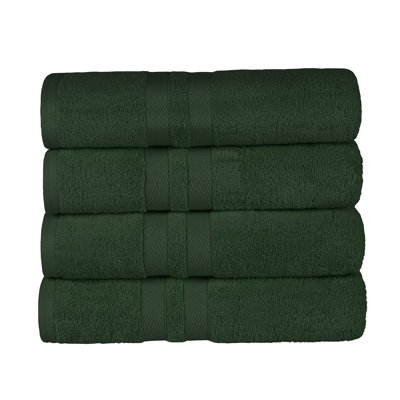 Winthrop 100% Cotton Quick-Drying Absorbent Solid Bath Towel Set 