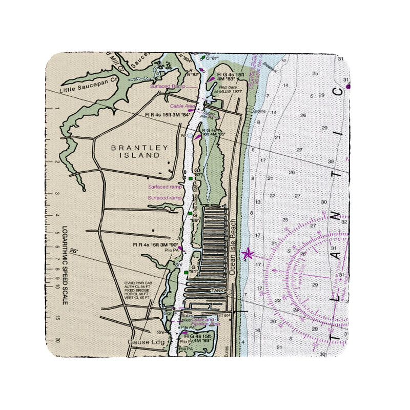 Île de mer, sous-verre nc