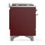 Majestic III Series 36 Inch Dual Fuel Range with 6 Sealed Burners, Griddle, in Glossy Black (Natural Gas, Brass Trim)-996369056-996369072-996369085