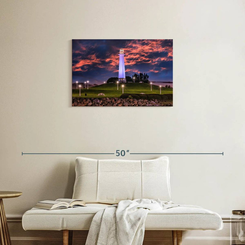 Phare d'Aletra Long Beach, H 20 po x l 30 po