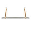 Tablette flottante en bois/métal Reedsburg-1104549693