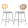 Ceferina 22.8" Short Stools