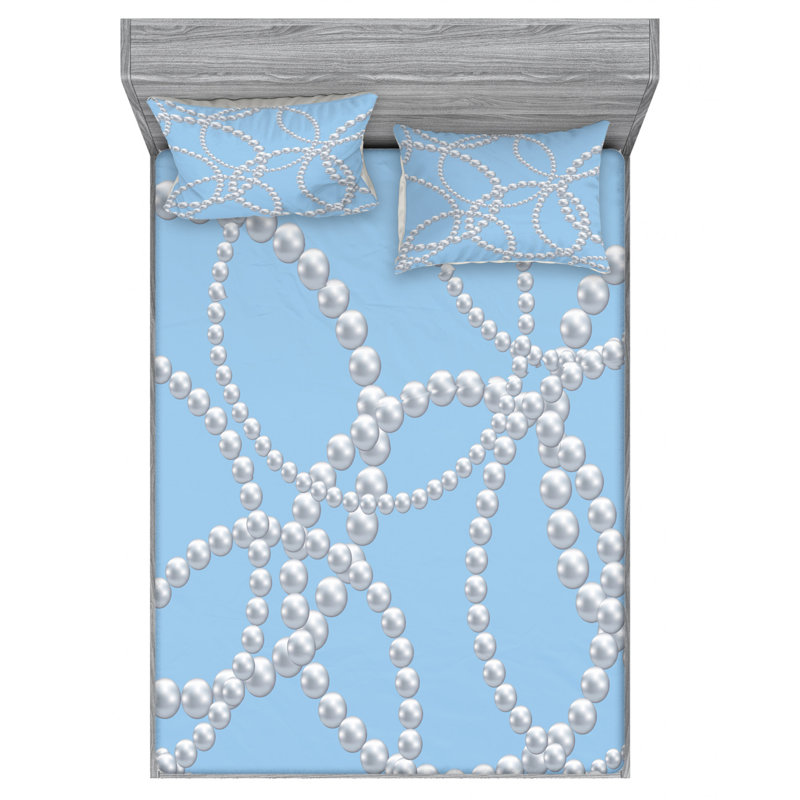 Microfiber Sheet Set, Queen Sheet Set with Fitted Sheet