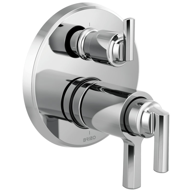 Levoir® TempAssure® Thermostatic Valve with Integrated 3-Function Diverter Trim, Chrome