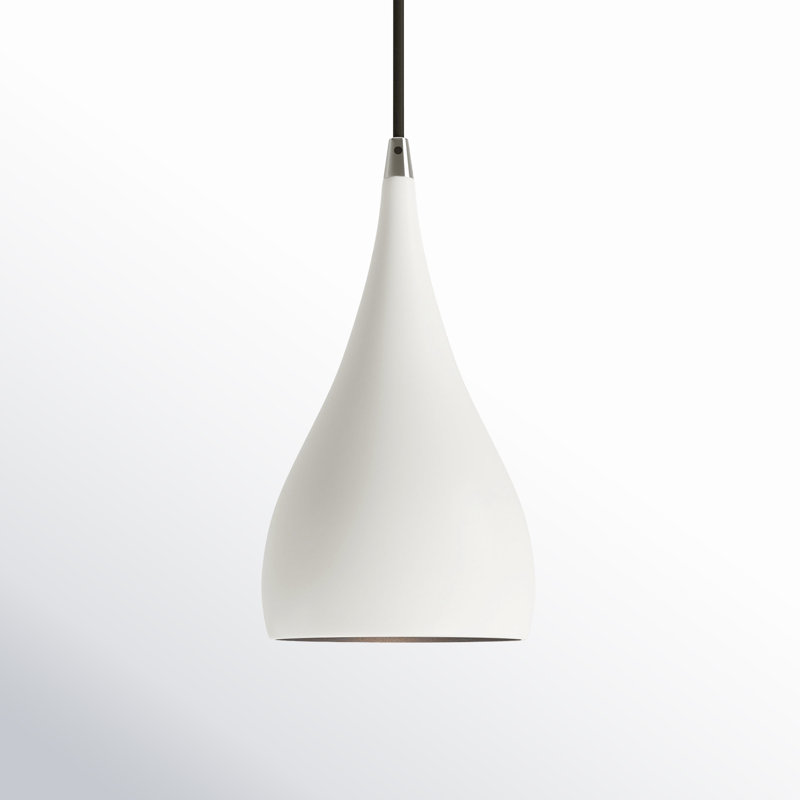 Schultz 1 - Light Single Pendant, Shiny White