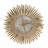 27" In Sunburst Design Wall Mirror Decorative