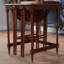 Tables gigognes hautes en acajou