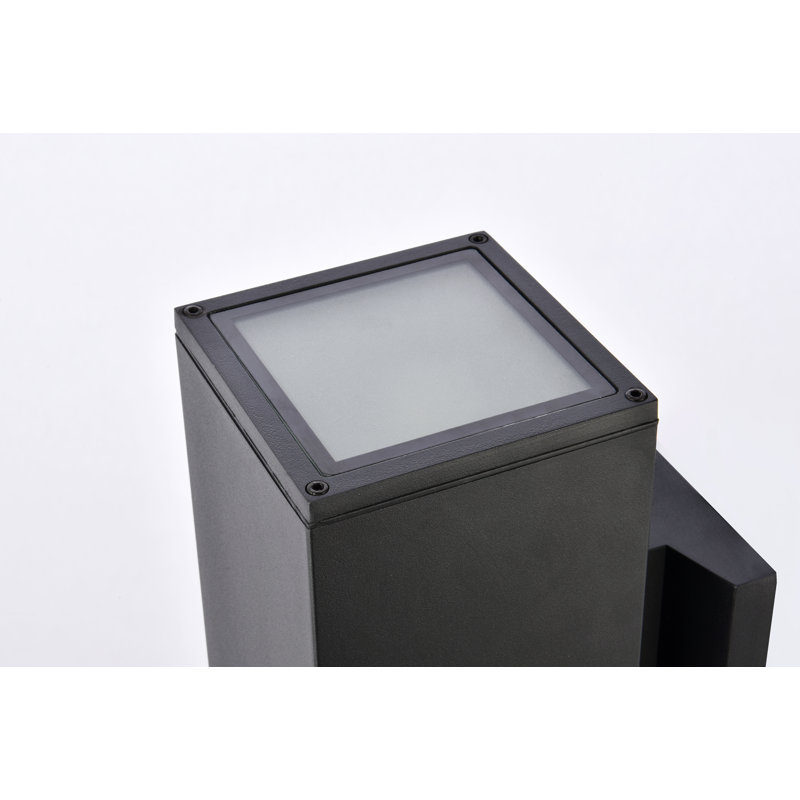 Addilynn Wall Light, Black, 7.88" H x 7" W x 4.75" D
